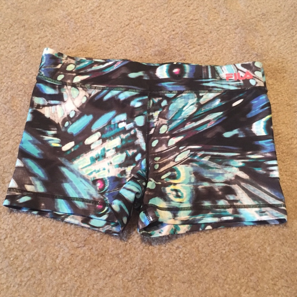 Patterned running shorts